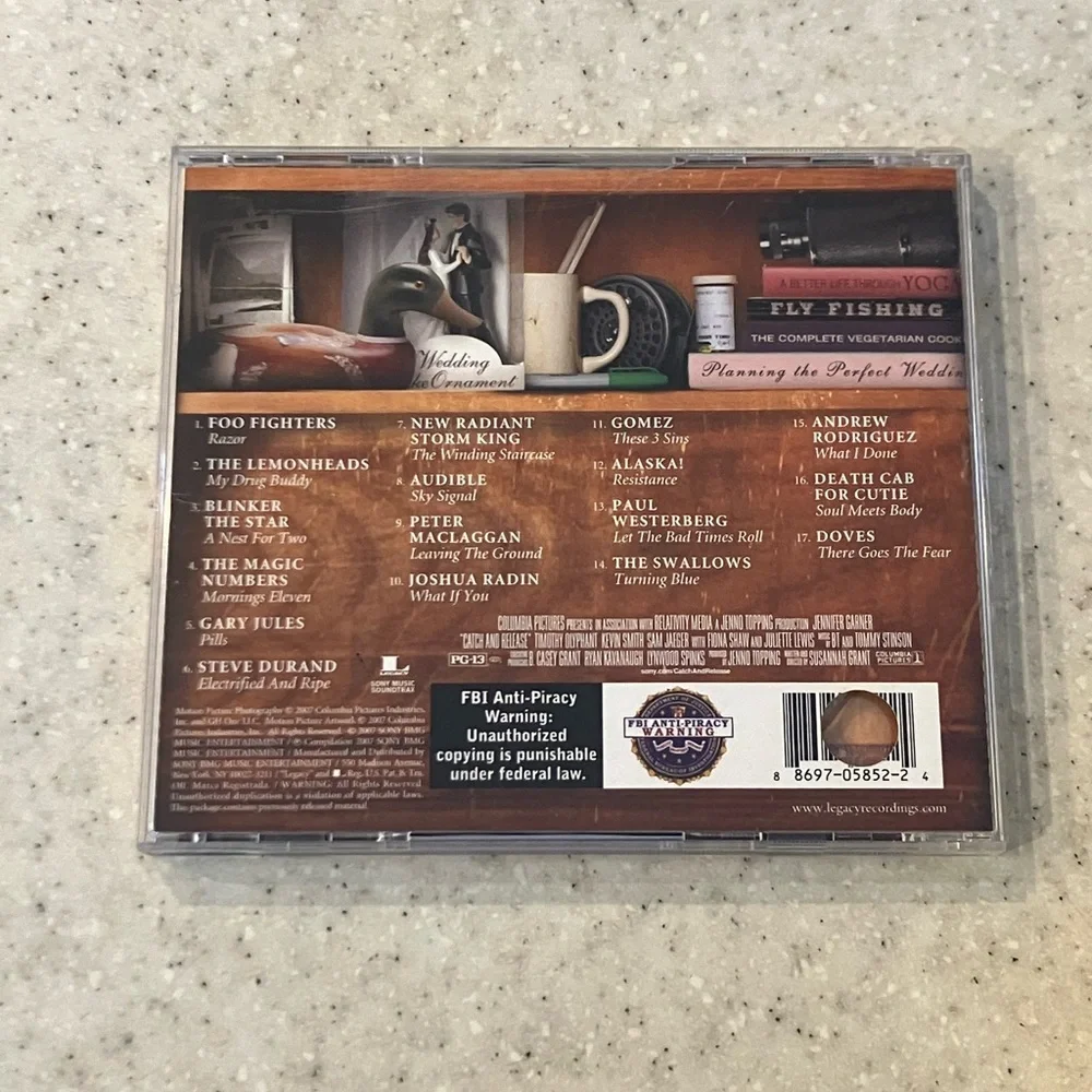 Catch and Release Soundtrack CD - Music From The Motion Picture Alternative